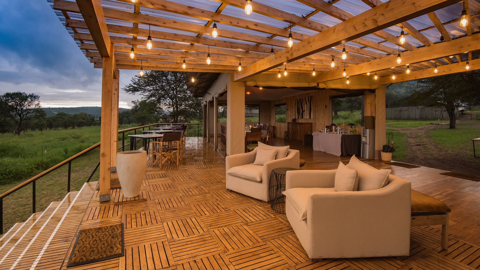 Dunia Camp Tanzania main area