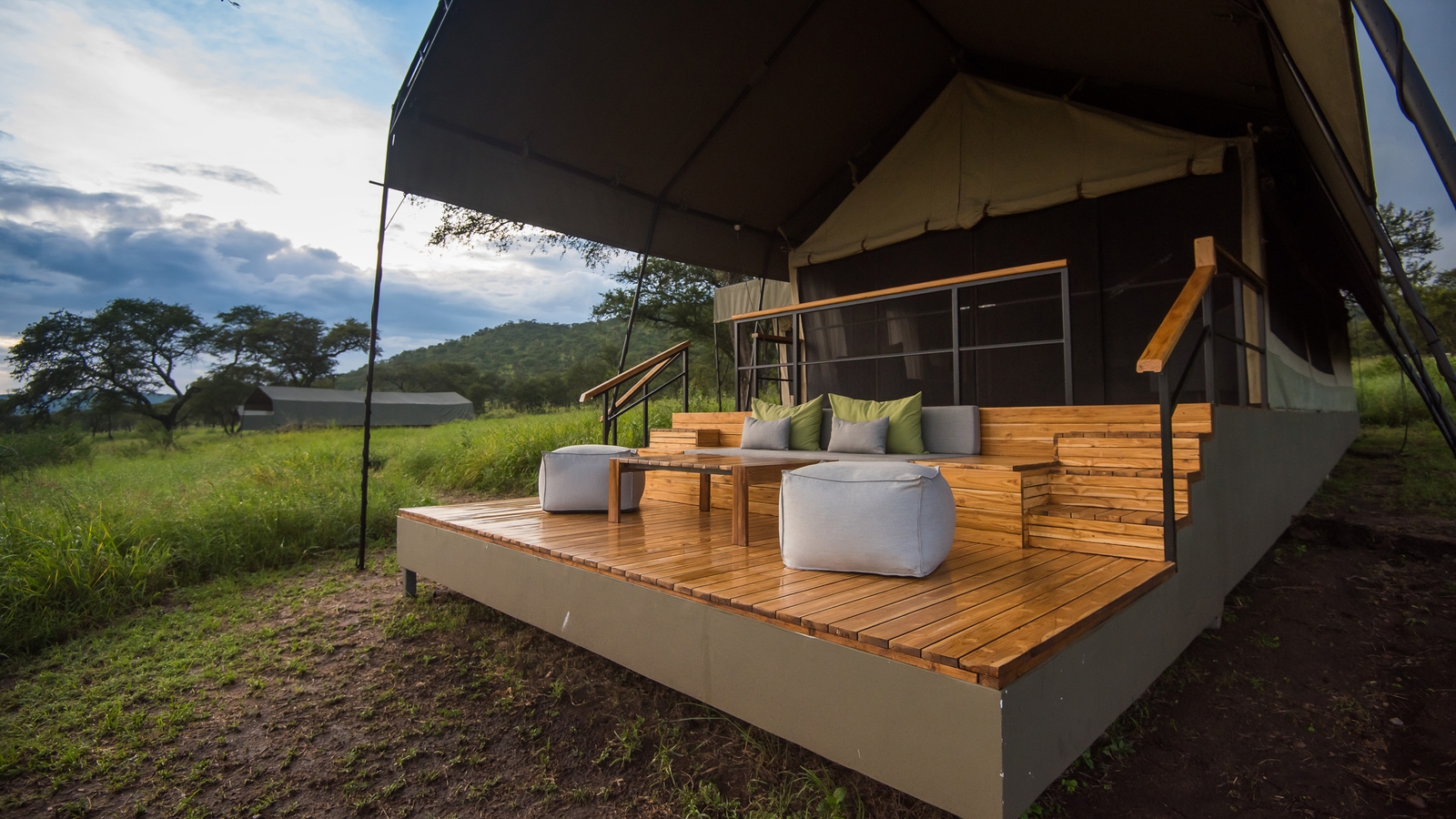 Dunia camp Tanzania private deck
