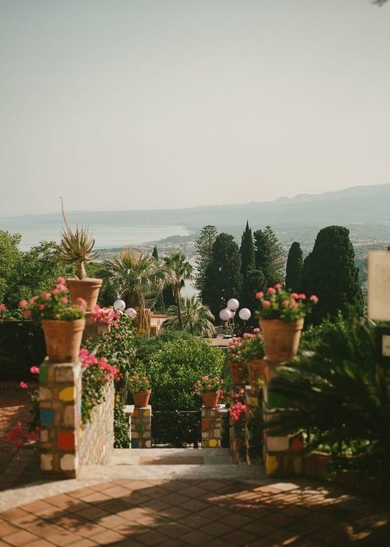 The path leading to the gardens at Belmond Grand Hotel Timeo