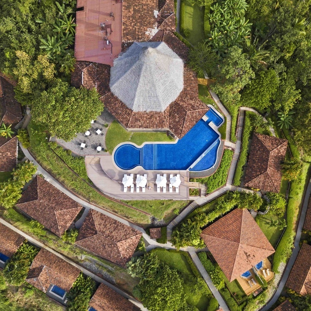 Aerial view of Hotel Punta Islita, Costa Rica