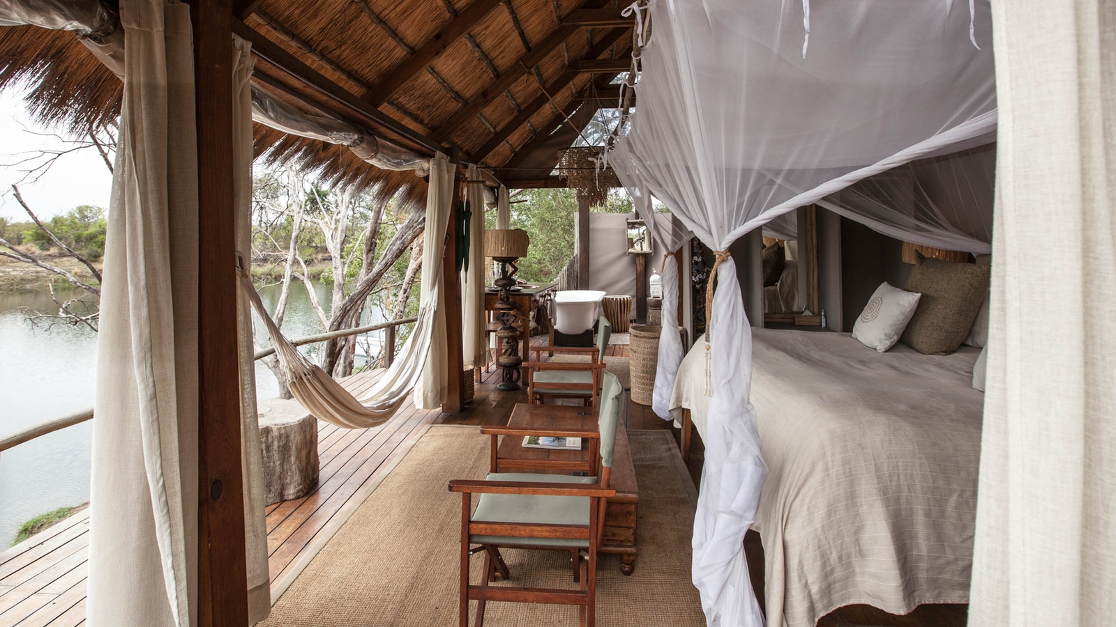 Interior, Sindabezi Island, Victoria Falls, Zambia