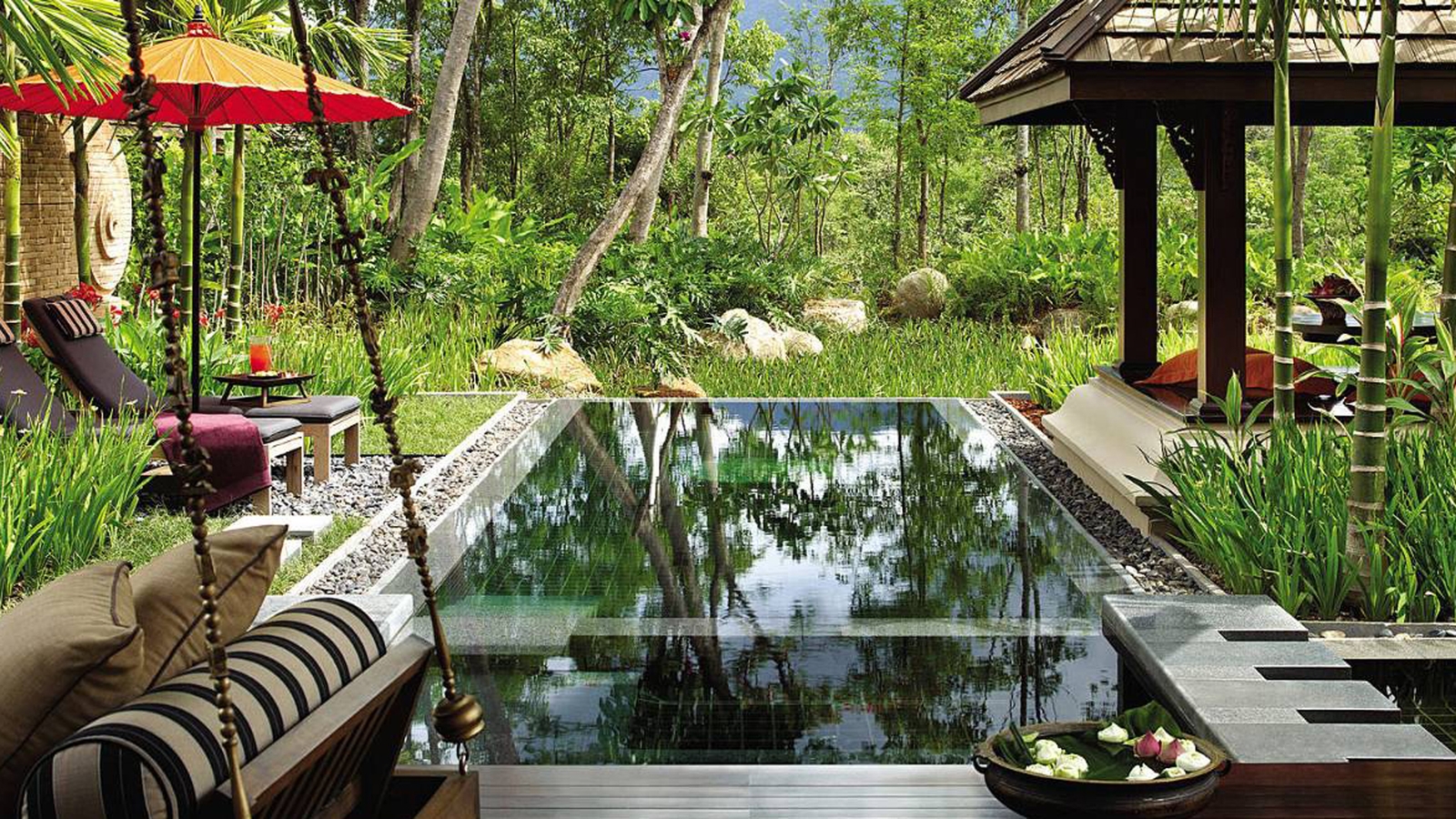 Private pool, Four Seasons Chiang Mai, Thailand