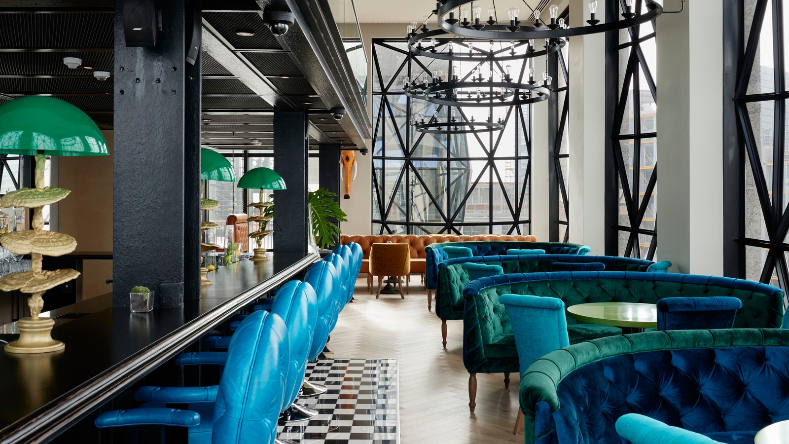 Interior view of the restaurant at The Silo, Cape Town, South Africa