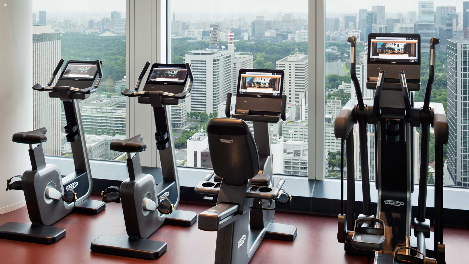Gym with a view, Andaz Tokyo Toranomon Hills, Japan