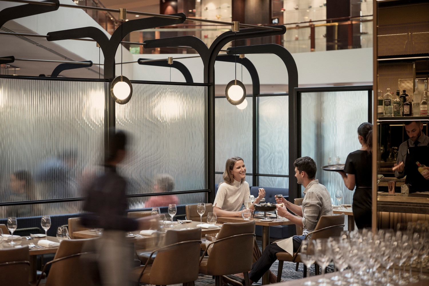 People eating at Mode Kitchen at Four Seasons Sydney