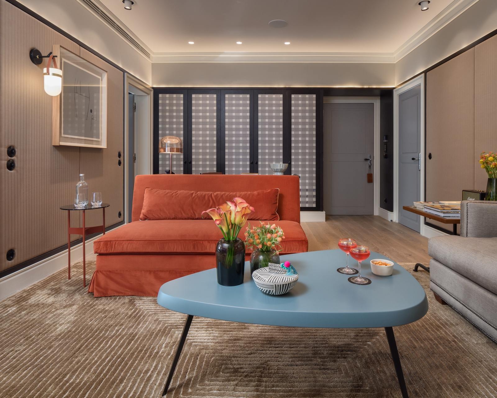 The lounge area of a suite at Bairro Alto hotel in Lisbon