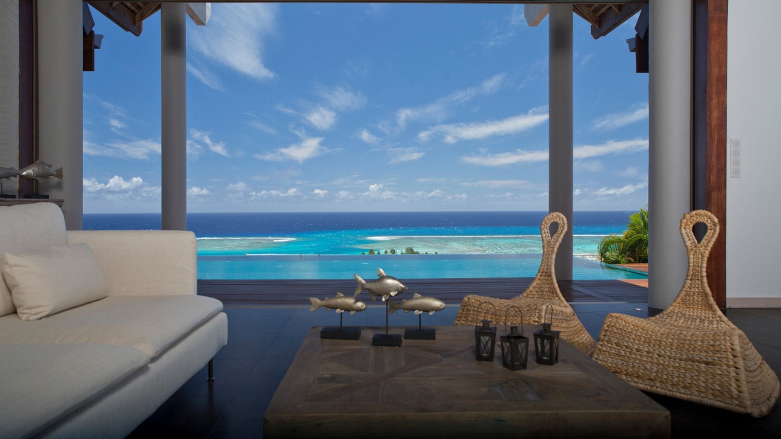 villa paradisio pool view