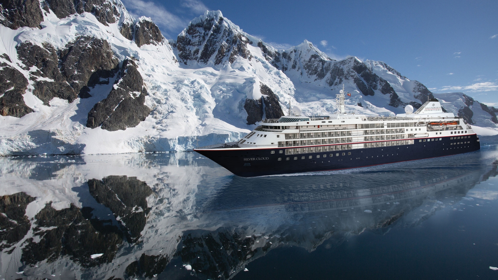 Reflections of Booth Island, Antarctica