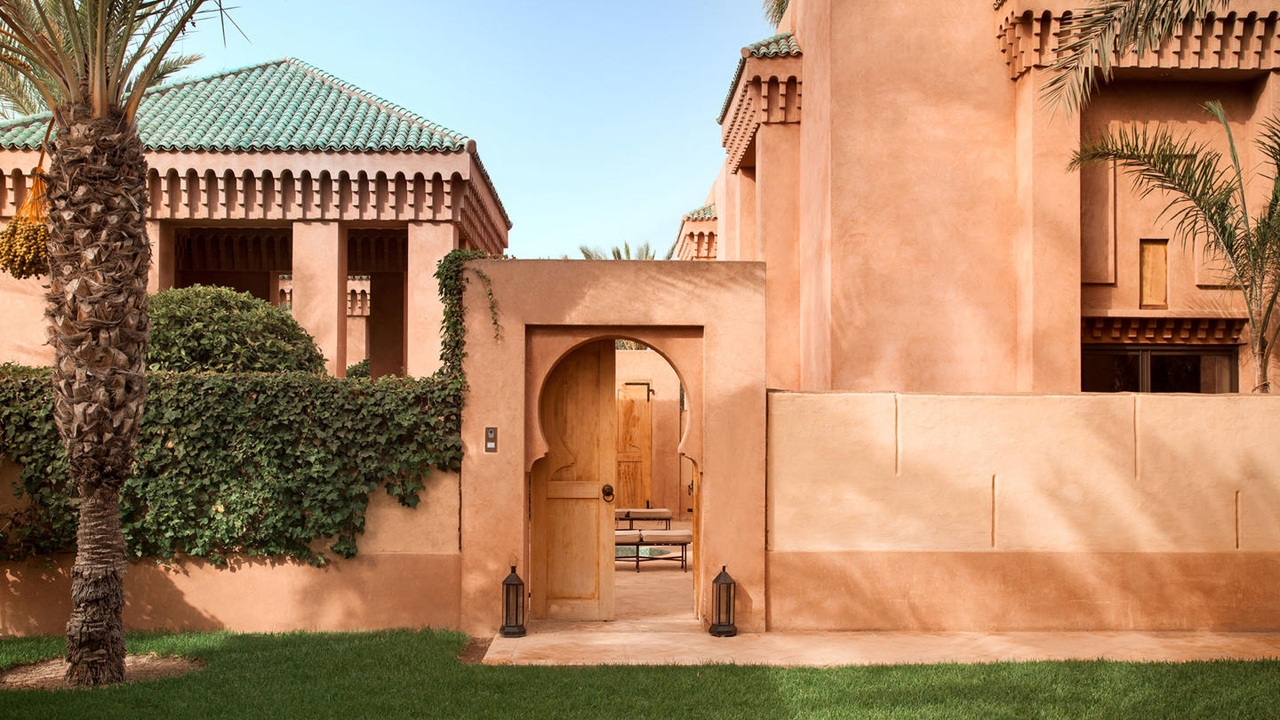 Amanjena resort garden