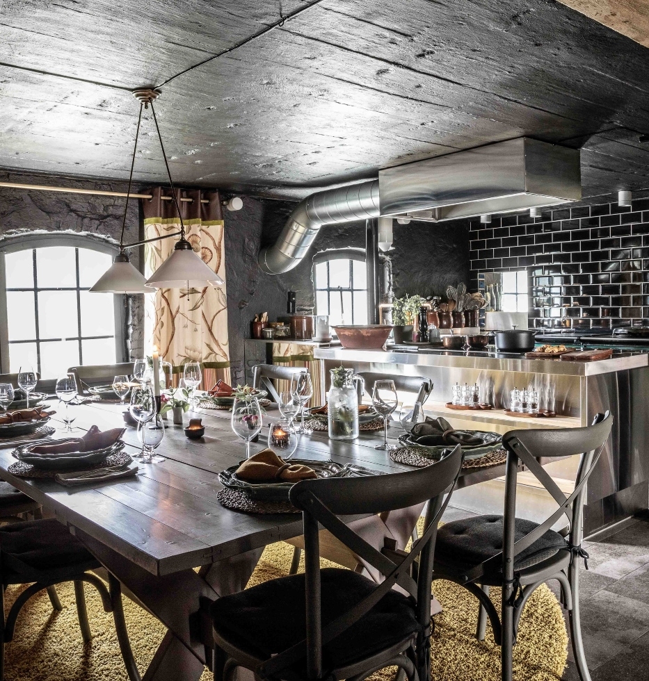 Åmot's dining area.