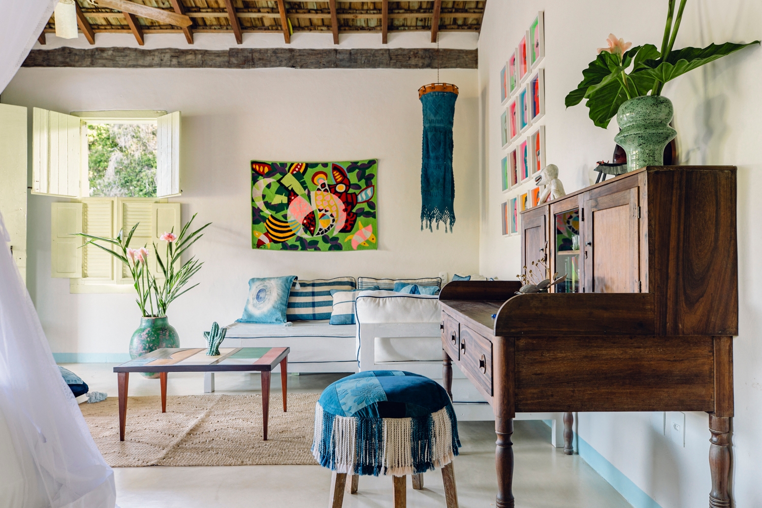 Casa Amarela Uxua Mare interior Brazilian design