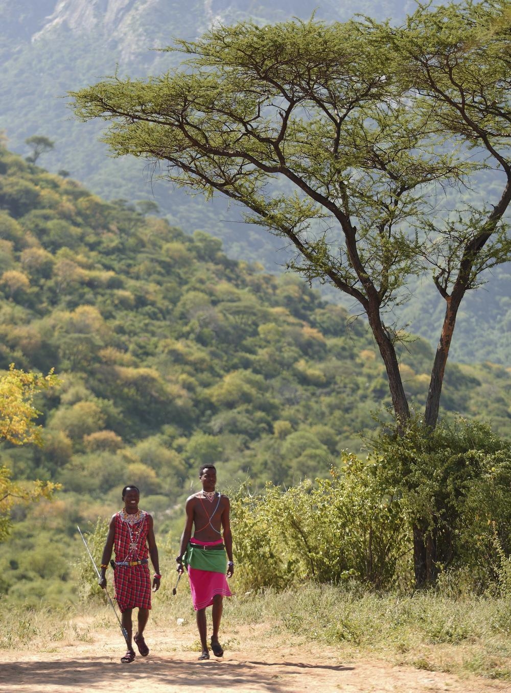 Samburu warriors.