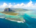 Aerial view of Mauritus