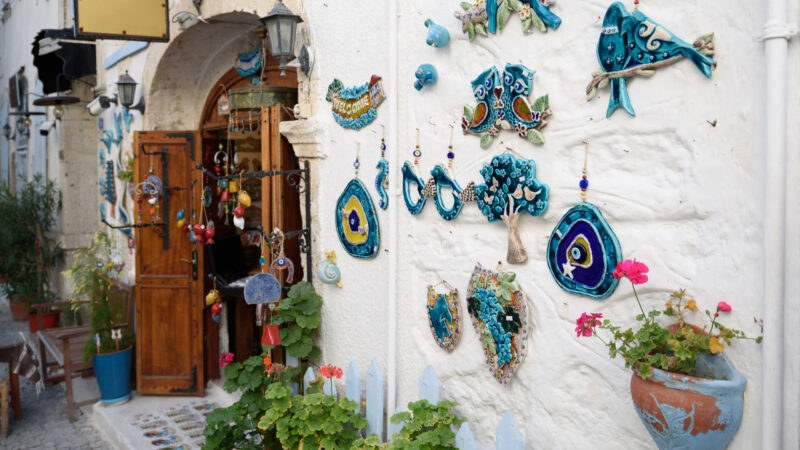 Souvenir shop in Alacati
