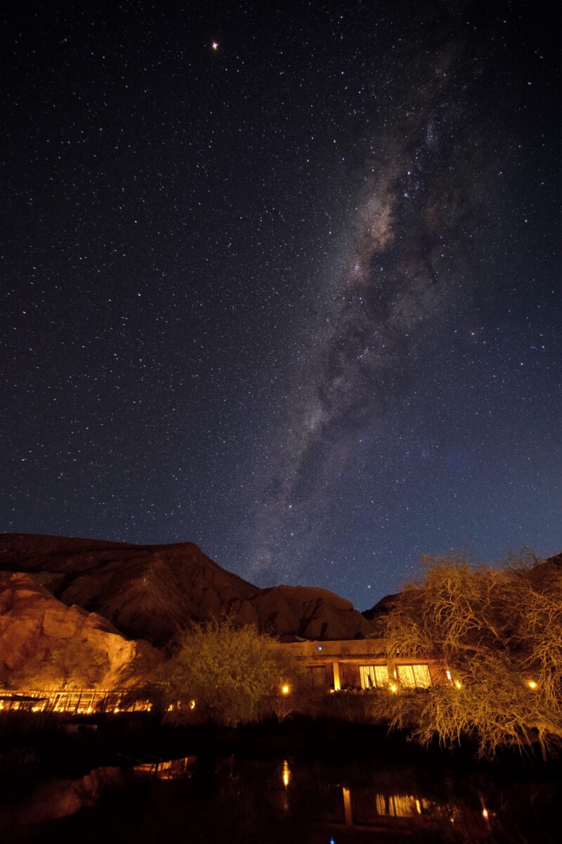 stars over the desert in Chile while on a luxury latin America vacation
