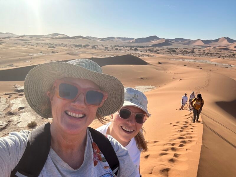 selfie in the desert