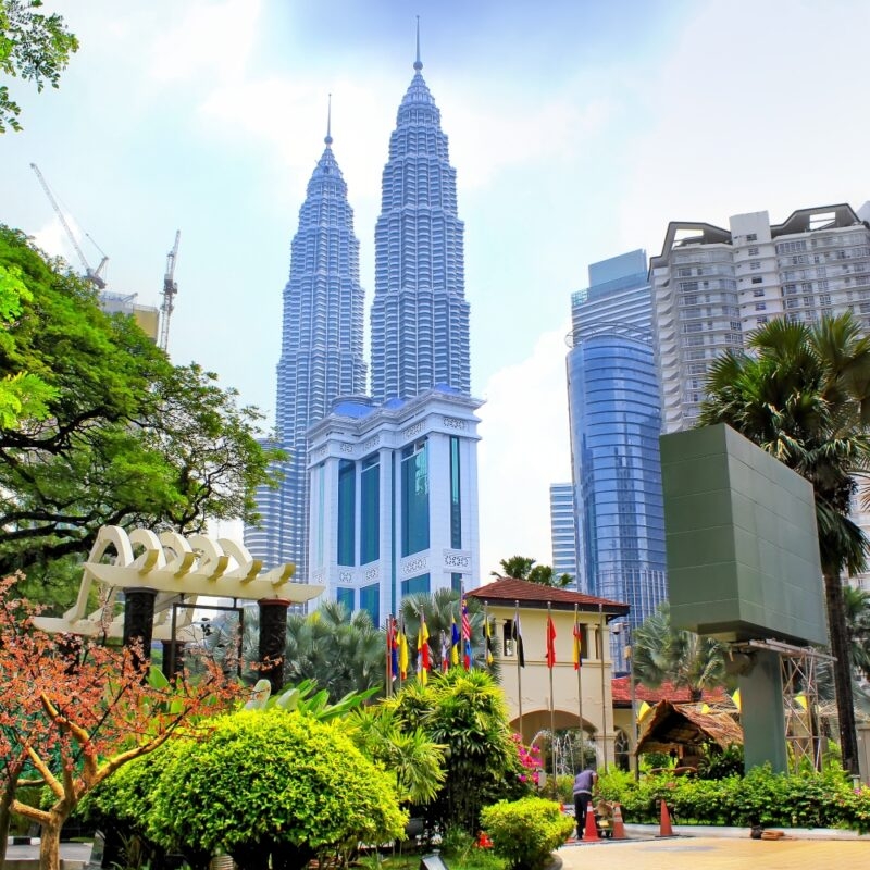 The panorama Kuala lumpur skyline, Malaysia, Asia