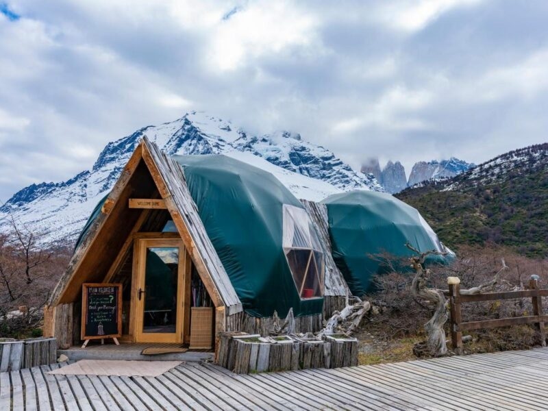 EcoCamp Patagonia beautiful camp