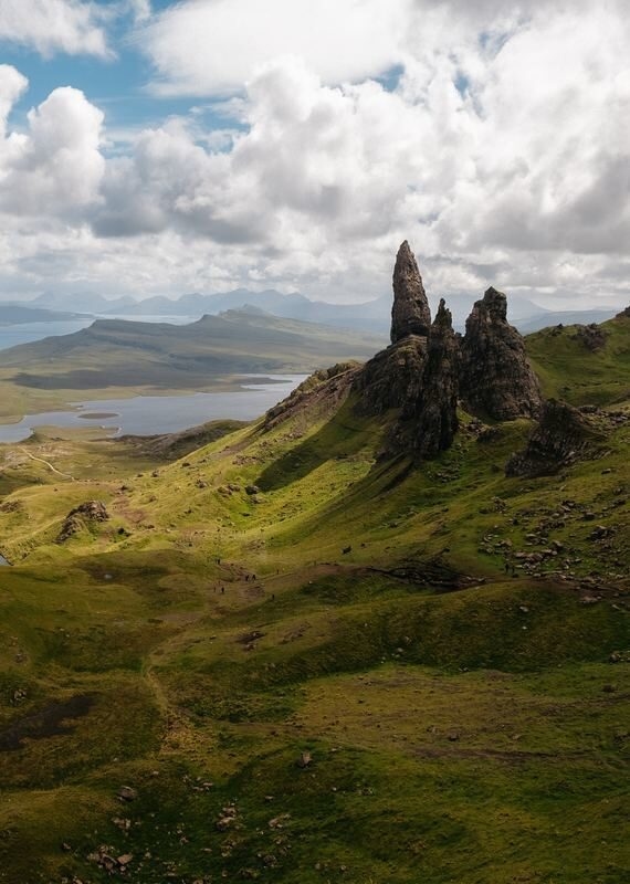 hiking through Skye scotland