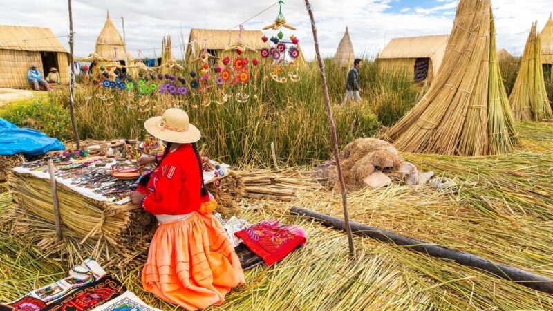 Learn tradition in Lake Titicaca island