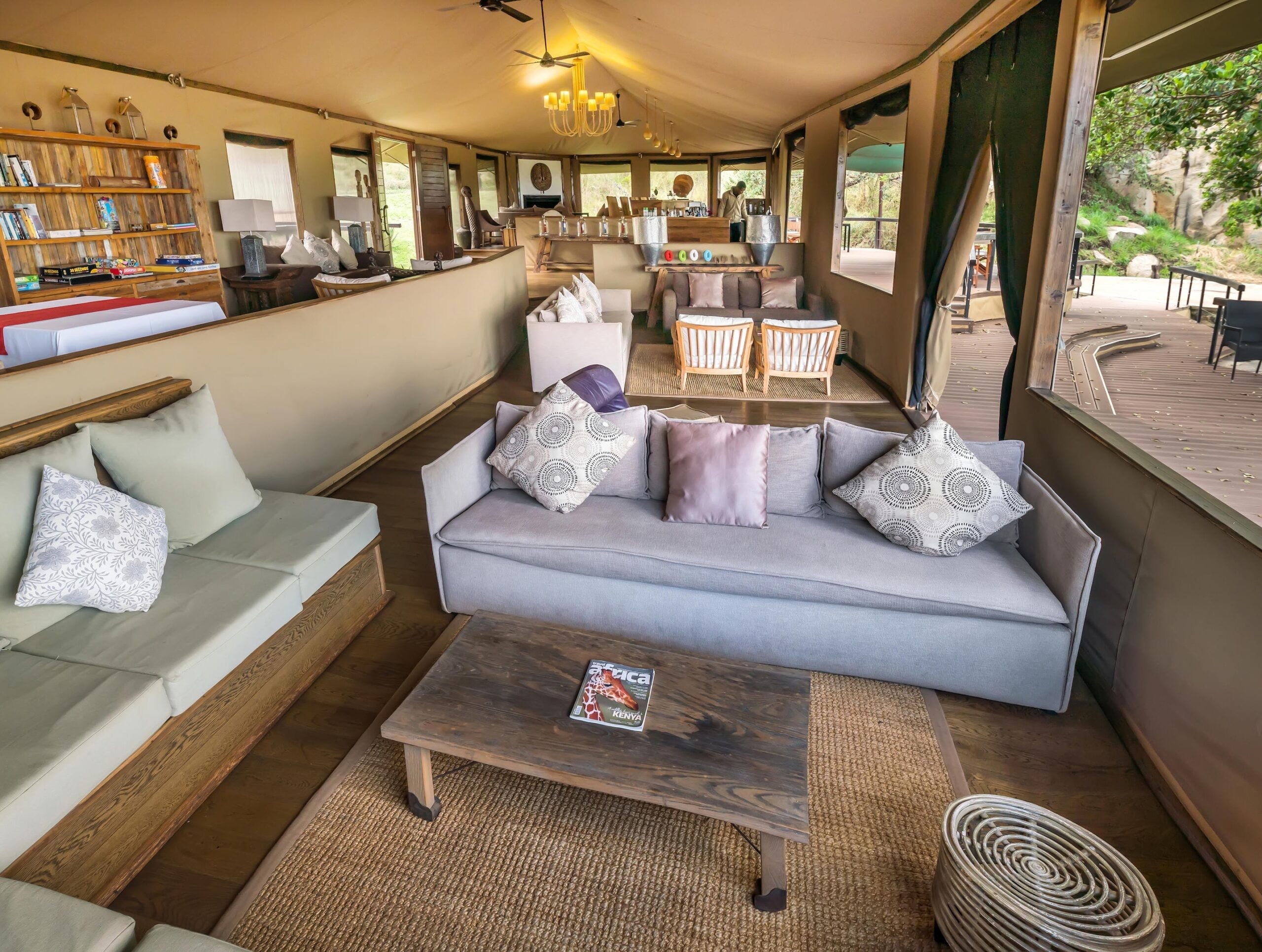 Lemala Kuria Hills Lodge Main Area Lounge