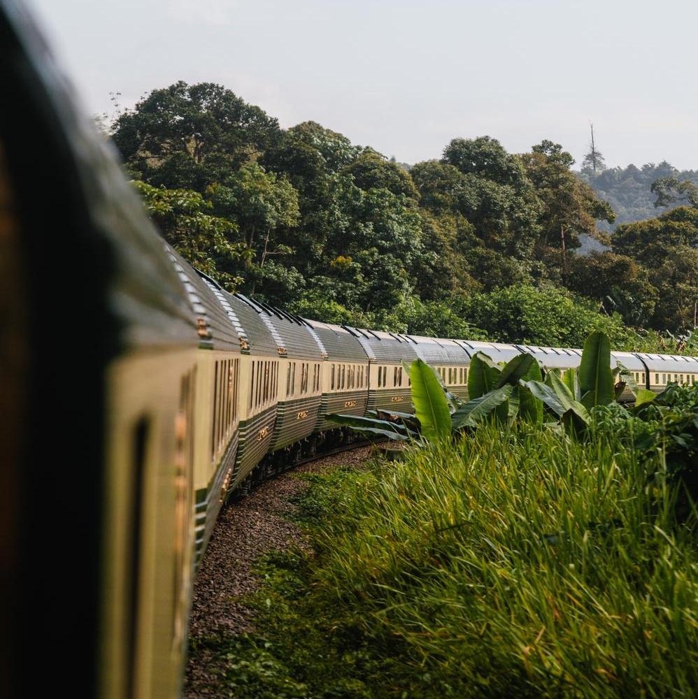 The exterior of the Belmond Eastern Oriental Express