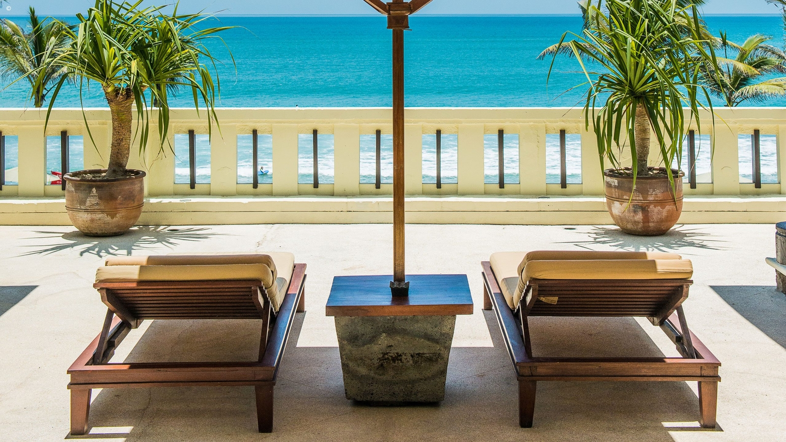 Terrace view, the Legian, Seminyak, Bali