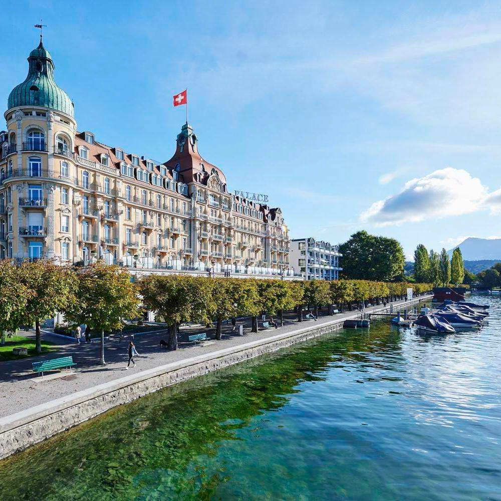 Mandarin Oriental Palace Luzern Exterior by Day