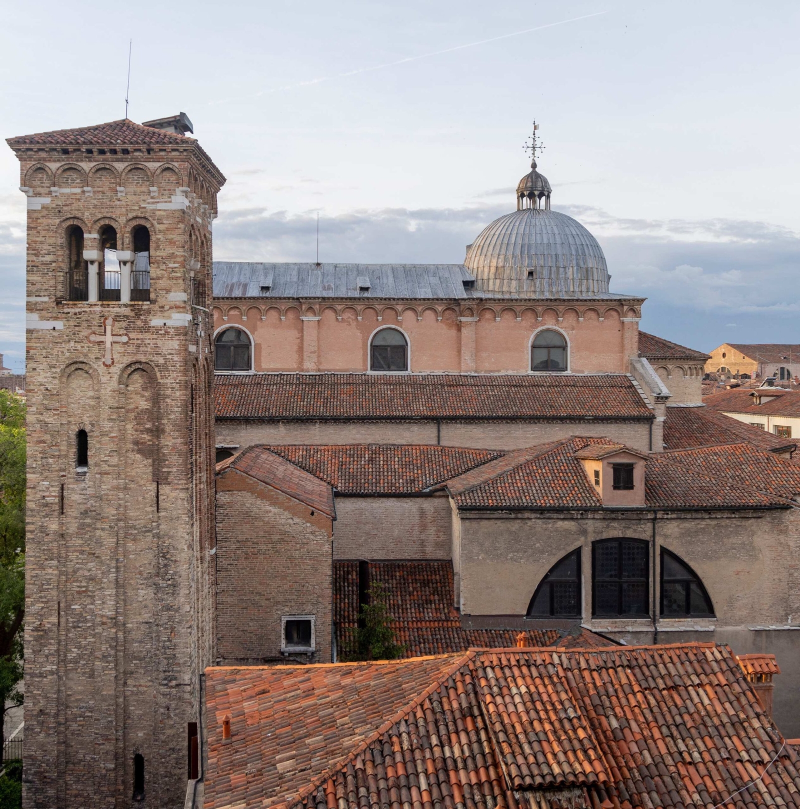 A view over Venice from the rooftop at Hotel Londra Palace.