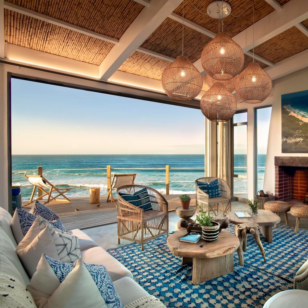 The lounge at Lekkerwater Beach Lodge, South Africa