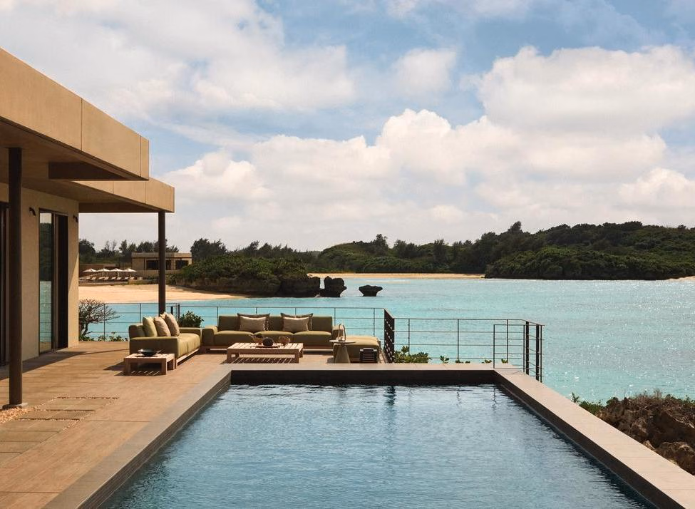 A private pool at Rosewood Miyakojima