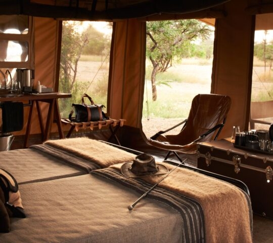 Tent interior, Singita Explore Tented Camp, Tanzania, Singita Grumeti