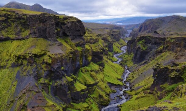 Thorsmork Canyon Camping