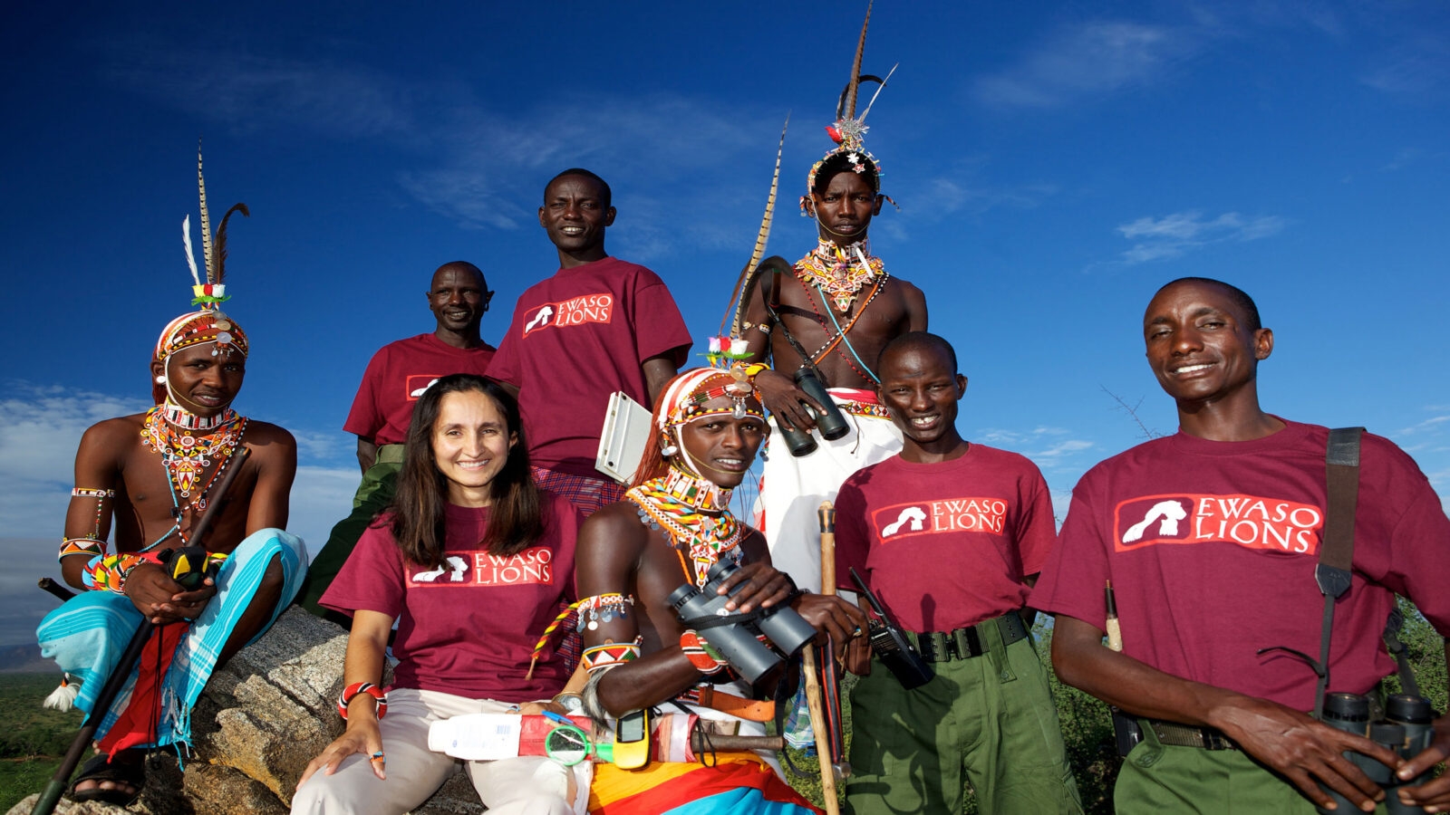 Shivani and team Ewaso Lions Kenya
