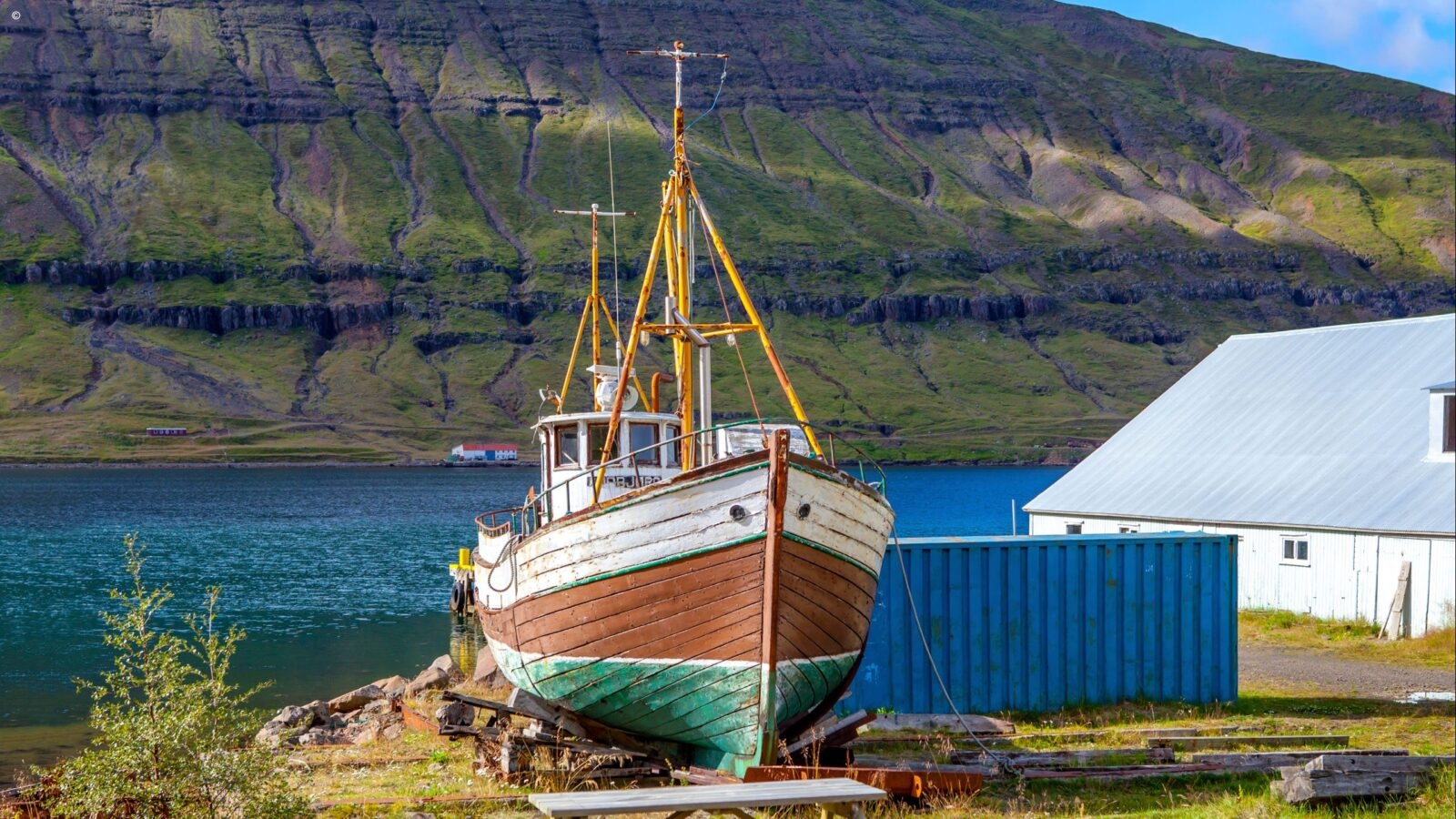 A small fishing village, Seydisfjordur, Iceland