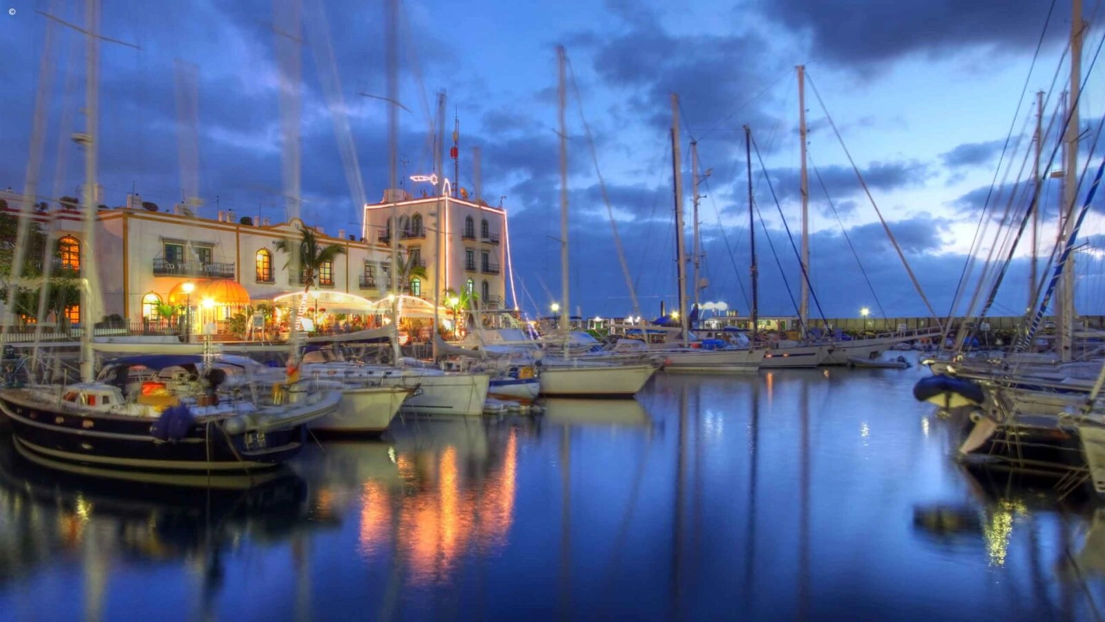 Boats in the port, Gran Canaria, The Canary Islands, Spain