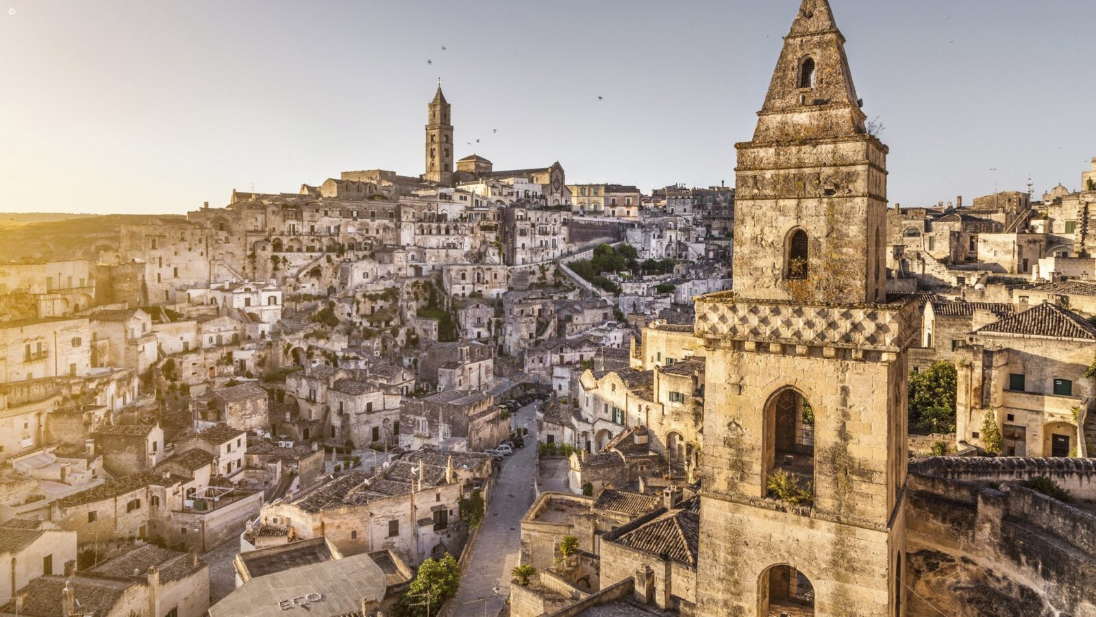 Matera, Italy skyline