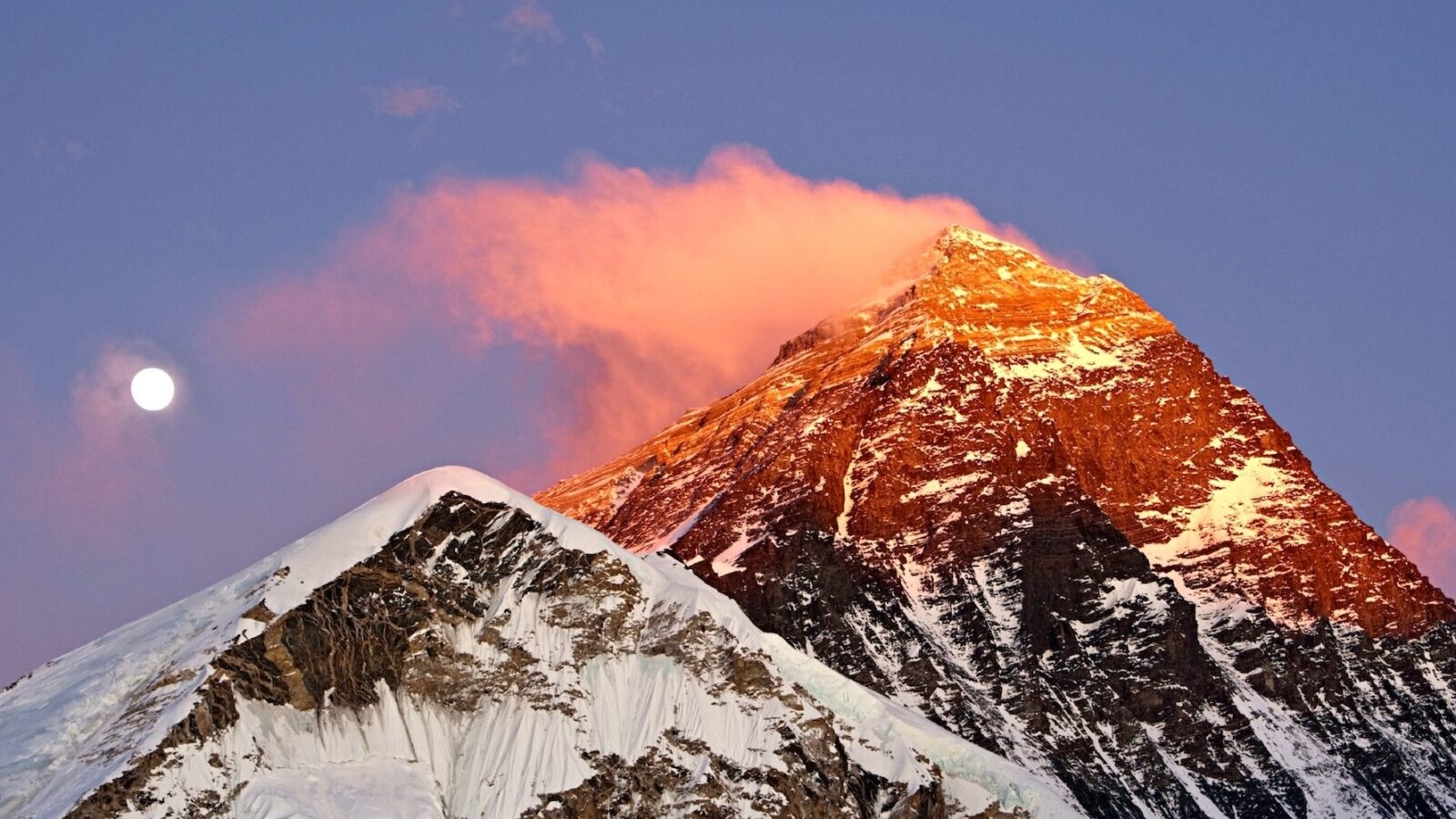 Mount Everest Lhotse and Nuptse from Kala Patthar