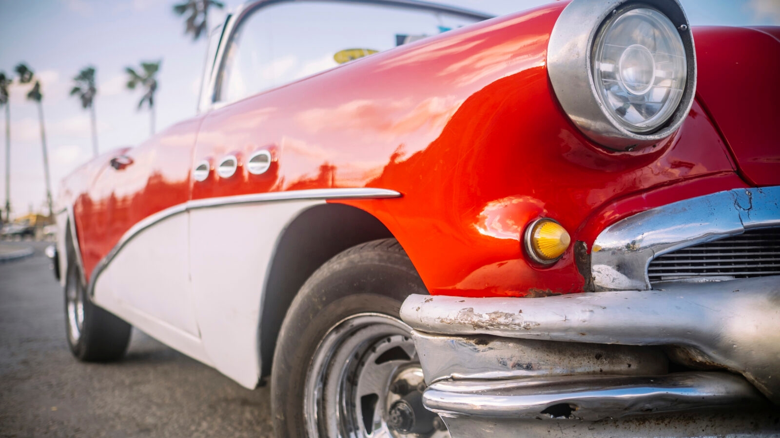 Cab ride in Old Havana