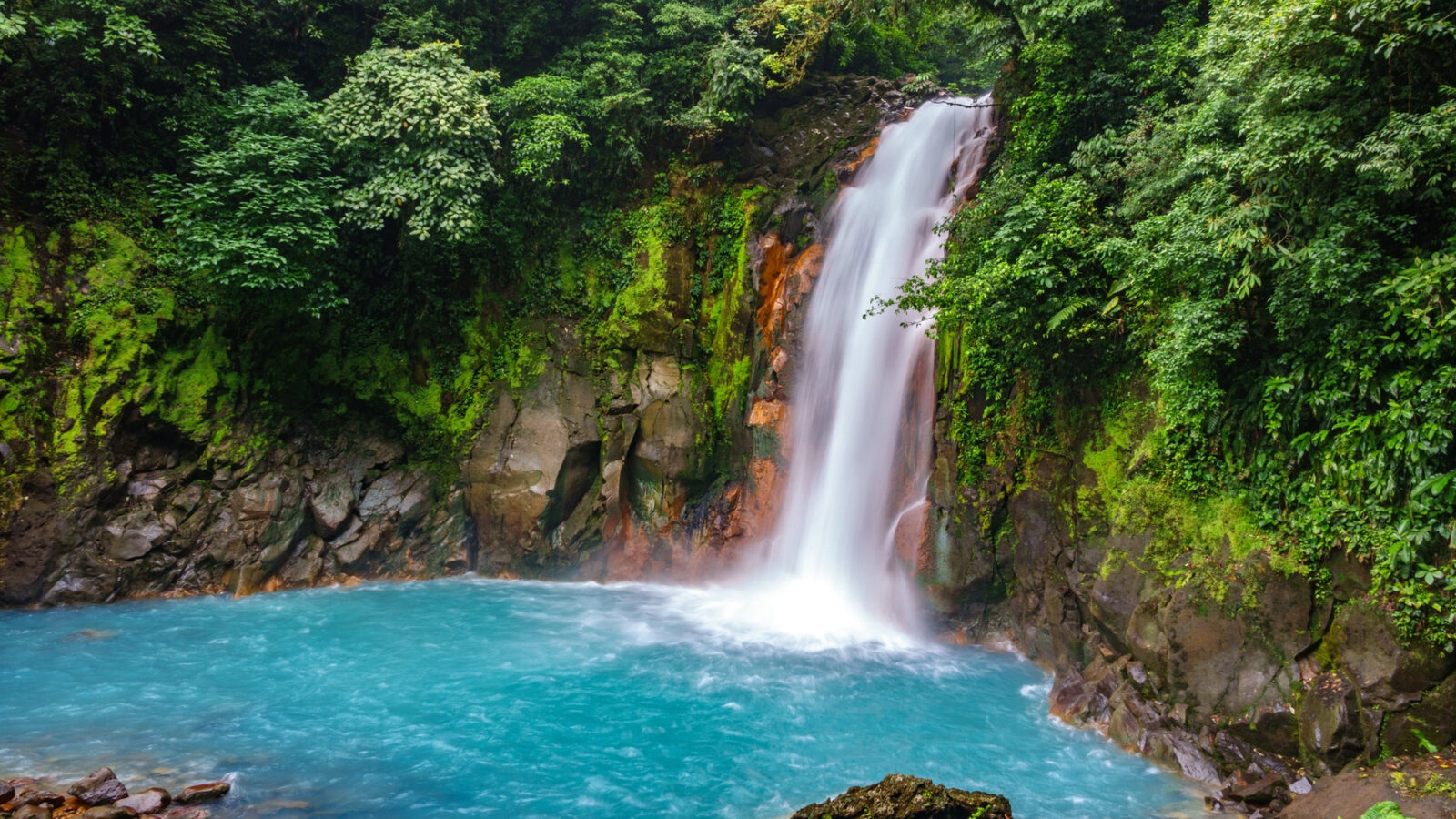 Rio Celeste Waterfall, Tenorio National Park, Costa Rica