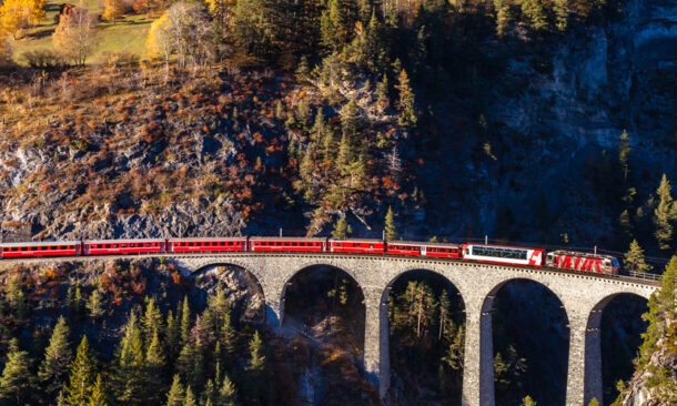 A Luxury Alpine Train Journey Through Switzerland