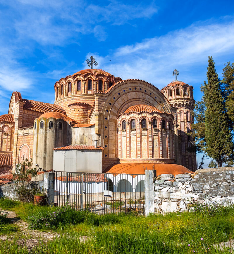 Luxury Greece Tours - View of Thessaloniki and the Orthodox church of Saint Paul the Apostle. Greece