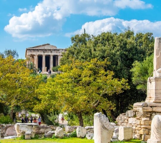 Exploring the Agora in Athens