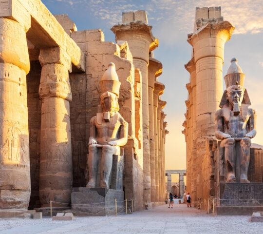 Ancient Egyptian ruins in Luxor