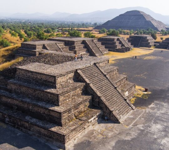 The remarkable site of the Teotihuacan Pyramids