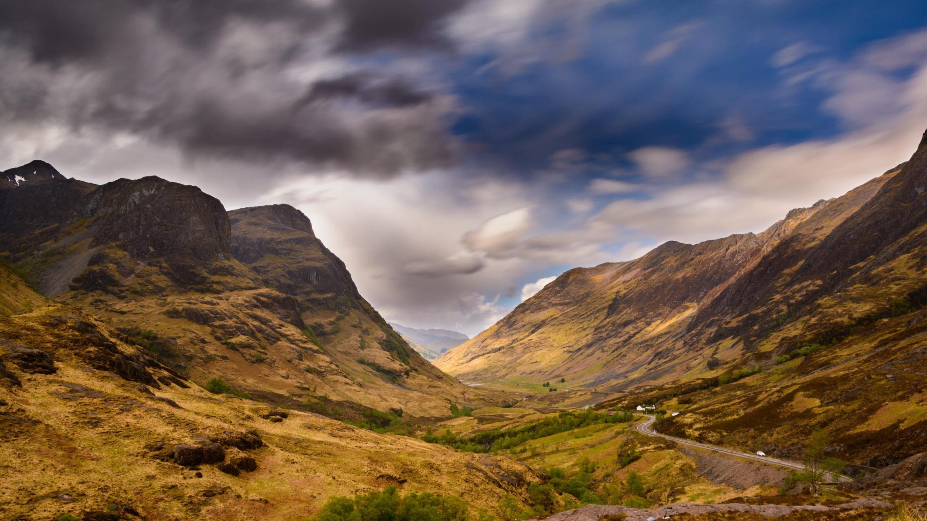 Panorama from the Three Sisters in Glencoe