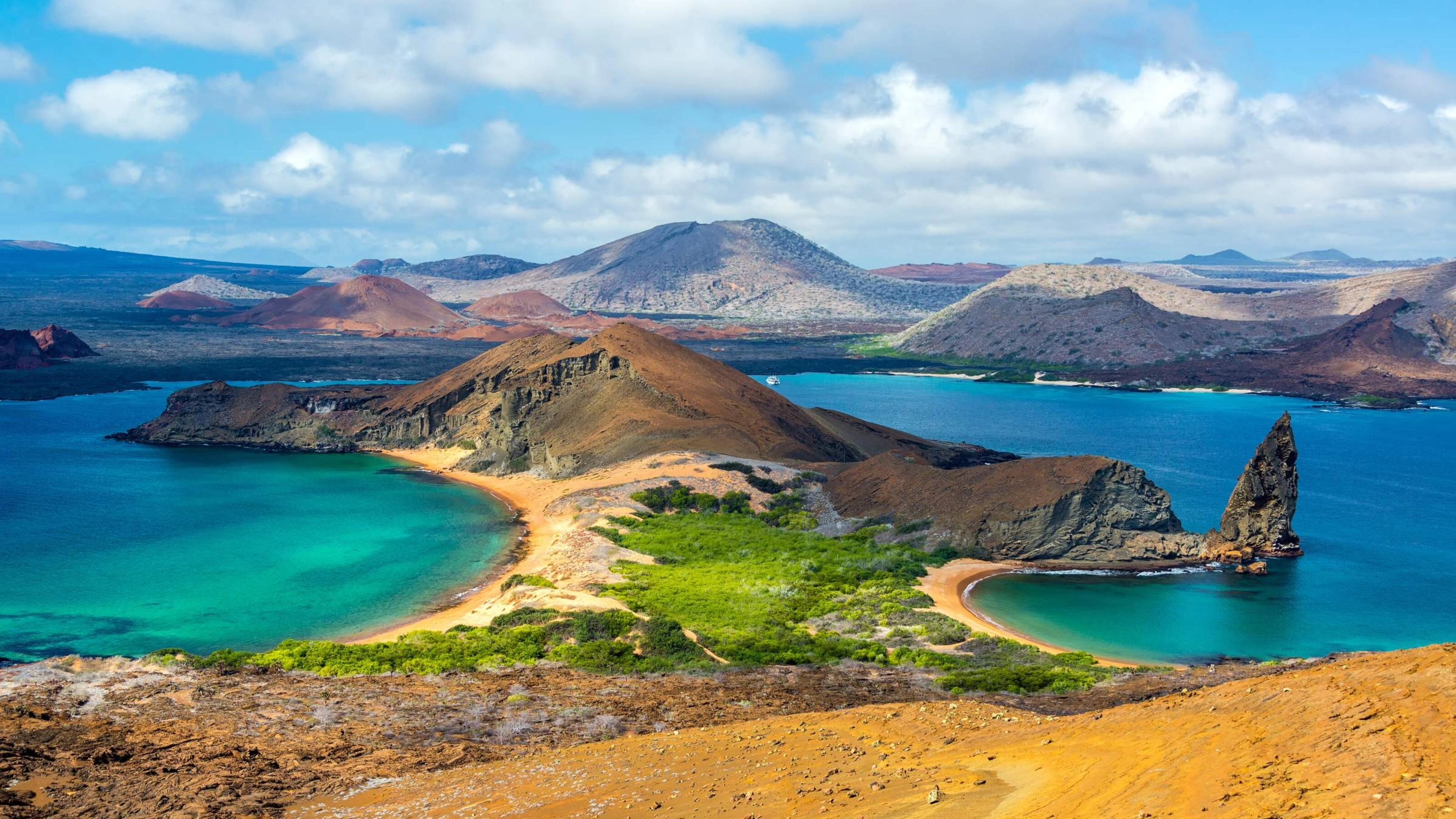 View from Bartolome Island in the Galapagos