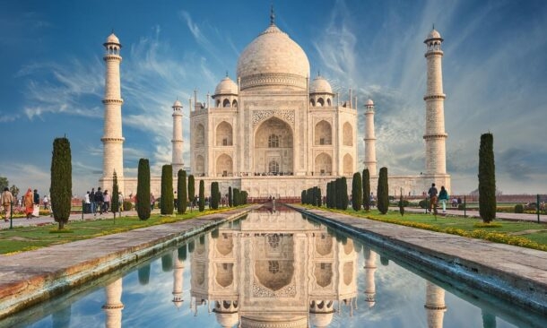 Marvel at the Taj Mahal