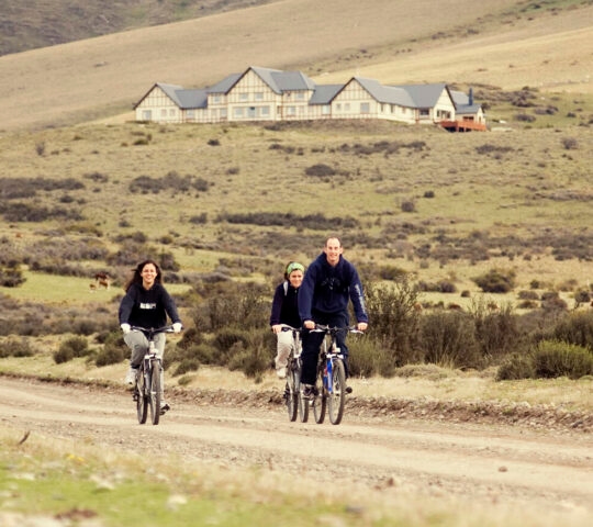 Cycling at Eolo, El Calafate