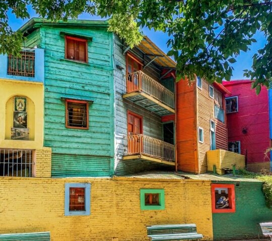 La Boca neighbourhood in Buenos Aires, Argentina